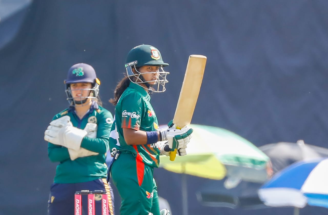 Sharmin’s explosive knock powers Bangladesh to record ODI win over Ireland